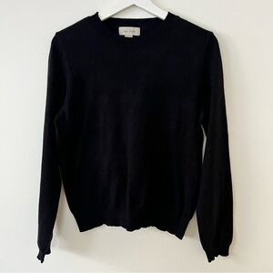 Charlie Paige Black Crew Neck Light Weight Sweater